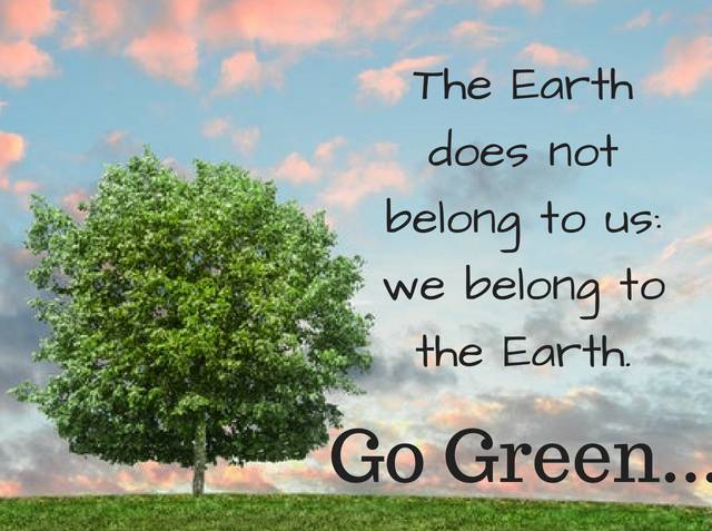 The Earth does not belong to us: we belong to the Earth 