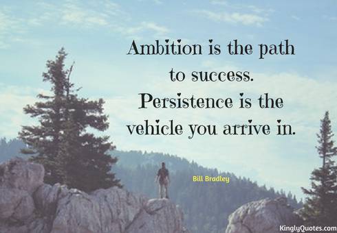success path ambition vehicle persistence arrive motivational successful quotes
